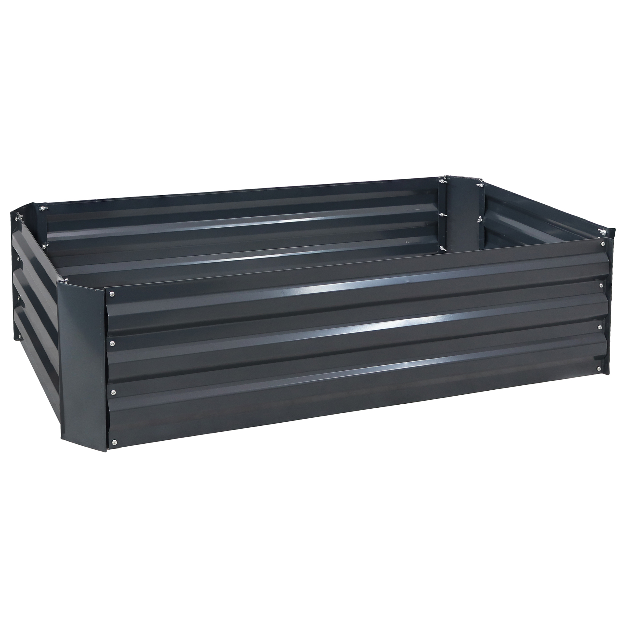 Sunnydaze Decor, Rectangle Raised Garden Bed, Material Steel, Model# HB-505